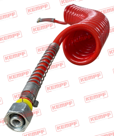 150296 Kempf Wendelflex "EXTREM" M18x1,5 rot, l= 3.500 mm